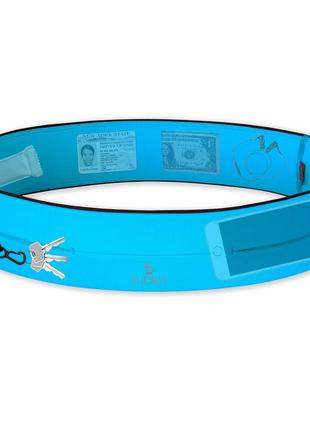 Фитнес-пояс для телефона и ключей flipbelt розмір s usa3 фото