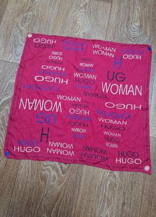Невелика шовкова хустка hugo boss woman