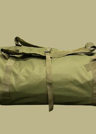 Армейский военный рюкзак баул тактический сумка баул 90 олива транспортная сумка баул всу вещмешок2 фото