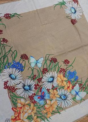 Вінтажна хустина franco laurenti з гарним принтом