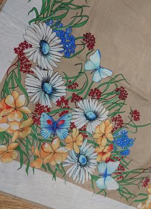 Вінтажна хустина franco laurenti з гарним принтом