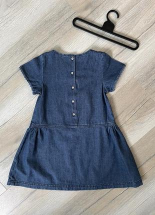Сукня джинсова плаття для дівчинки3 фото