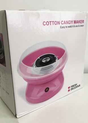 Апарат для солодкої вати cotton candy maker. колір рожевий7 фото