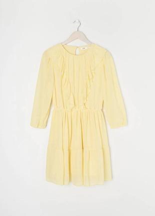 Платье желтое 2
