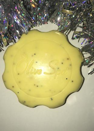 Массажное грецкое мыло скраб с кактусом и с оливковым маслом4 фото