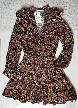 Платье шифон xs s zara 8