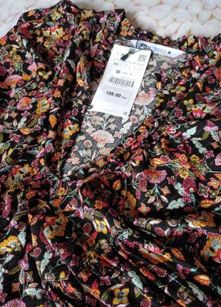 Платье шифон xs s zara 10