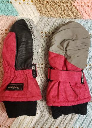 Hans company outwear фінляндія термогарячки дівчинці 7-8-9л 122-128-134 см зимові рукавиці краги
