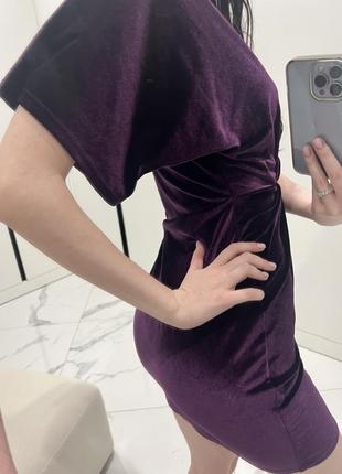 Платье бархатное missguided 2