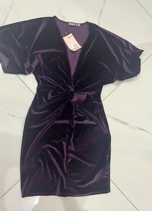 Платье бархатное missguided 5