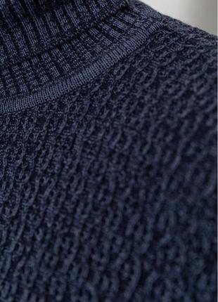 Светр-гольф чоловічий колір джинс.4 фото