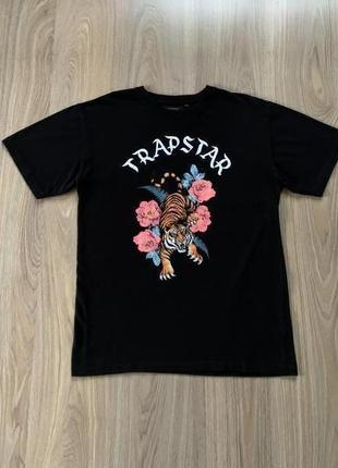 Мужская хлопковая футболка с принтом trapstar london