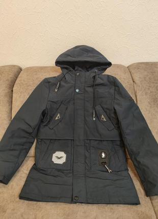 Куртка- пальто демисезонная на зріст 152 см