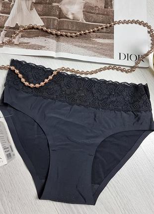 Трусы бесшовные с кружевом julimex