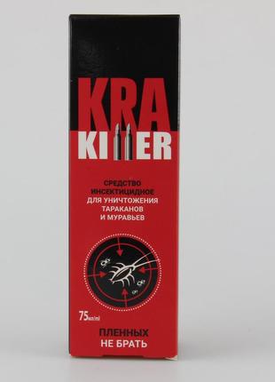 Гель от тараканов и муравьев kra killer 75 мл (профессиональная дезинфекция)3 фото