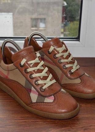 Burberry vintage sneakers женские премиальные витажные кроссовки кеды