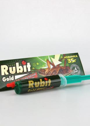 Гель шприц від тарганів rubit gold 35 г1 фото