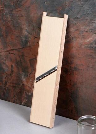 Терка деревянная для корейской морковки 24,5 х 6,5 см