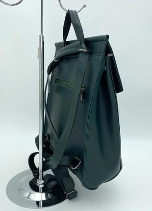 Сумка рюкзак зеленый рюкзак классический рюкзак городской рюкзак трансформер а43 фото