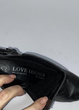 Love шкіряні жіночі чобітки на каблуку 39-й розмір2 фото