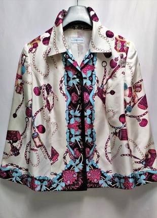 Шелковый жакет пиджак alexander /7294/