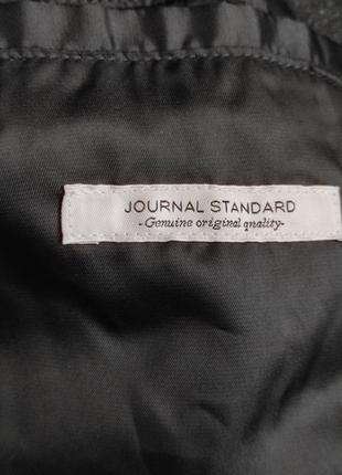 Journal standard мужское стильное пальто дюкс черное серое шерстяное3 фото
