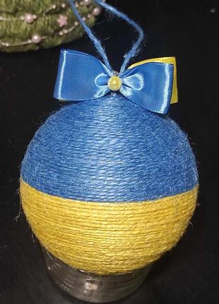 Куля на ялинку в українському стилі. різдвяні кулі1 фото