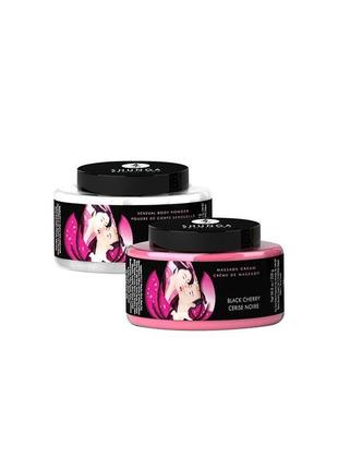 Подарунковий набір shunga romance cosmetic kit масажний крем, олія, пудра, гель для душу4 фото