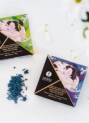 Сіль для ванни shunga moonlight bath – aphrodisia (75 мл), сіль мертвого моря, аромамасла