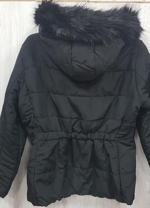 Утепленная черная короткая куртка,демисезонная куртка3 фото