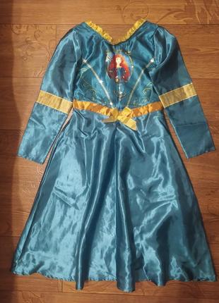 Карнавальна сукня принцеси мериди, з мультика хоробра серцем1 фото