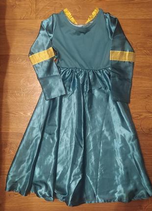 Карнавальна сукня принцеси мериди, з мультика хоробра серцем4 фото