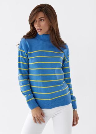Стильний светр комір стійка в кольорах 42-54 рр2 фото