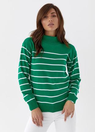 Стильний светр комір стійка в кольорах 42-54 рр3 фото