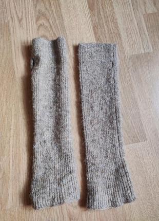 Zara длинные перчатки без пальцев5 фото