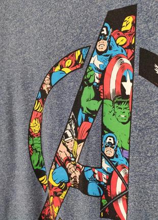 Футболка marvel comics thor captain america iron man hulk avegers мстители2 фото