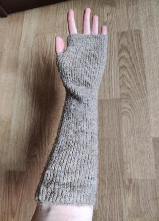 Zara длинные перчатки без пальцев2 фото