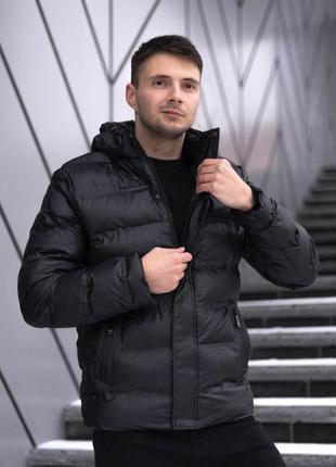 Зимова чоловіча куртка winter jacket «zahyst» чорна
