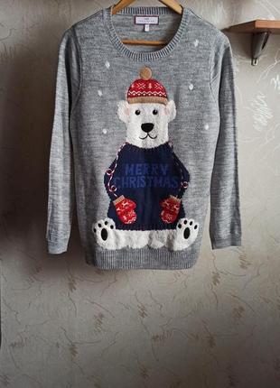 Новорічний, різдвяний светр next