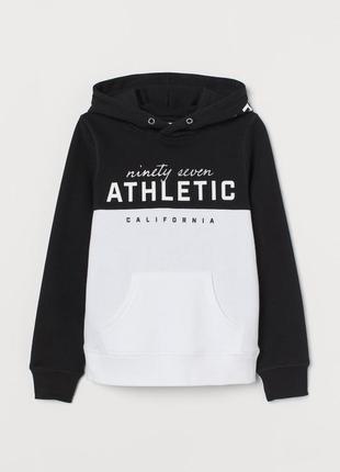 Кофта с капюшоном худи h&m изнанка флис на девочку рост 134/140