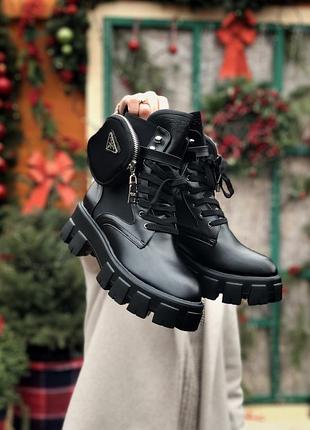 Жіночі ботінки prada женские ботинки прада зимние