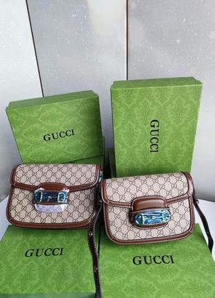 Женская сумка gucci horsebit