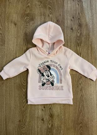 Кофта з капішоном дівчинки 18 місяців