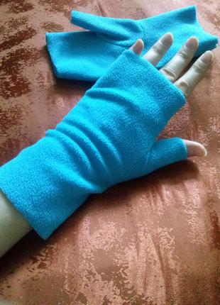 Мітенки фліс рукавички рукавички