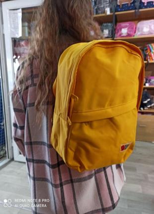 Рюкзак fjallraven vardag yellow 25l, портфель фяллравен желтый, фджаллравен, фялравен, школьный, шкільний, вместительный, большой4 фото