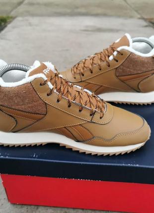 Теплые зимние кроссовки ботинки reebok royal glide mid4 фото