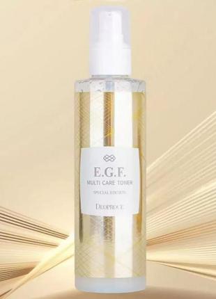 Омолоджувальний тонер deoproce egf multi care toner