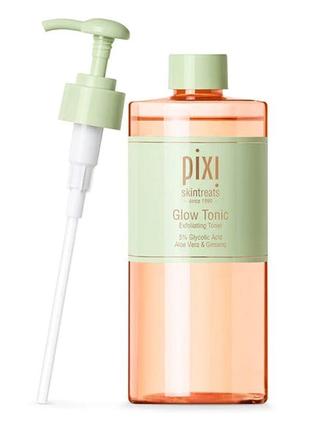 Тоник очищающий с гликолиевой кислотой pixi glow tonic 500 ml с дозатором