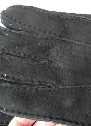 Женские кожаные перчатки на меху sandrou р.10 новые5 фото