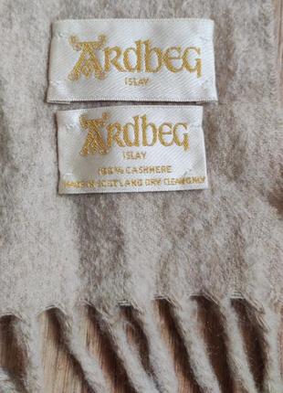 Ardbeg islay кашемировый шарф 100% кашемир